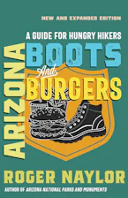 Cover of 'Arizona Boots and Burgers' by Roger Naylor 